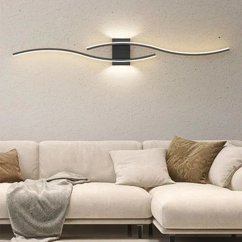 applique murale moderne led lumière décorative intérieure design élégant - vue 5 sur 18