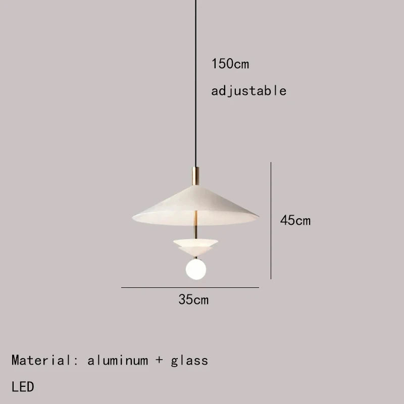 suspension en métal pour intérieur moderne avec lumière douce - vue 9 sur 14