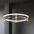 lustre led nordique anneau décoratif pour maison