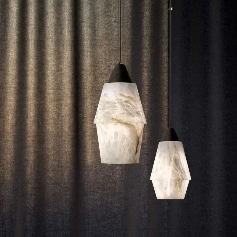 suspension moderne en marbre naturel pour décoration intérieure luxe - vue 1 sur 9