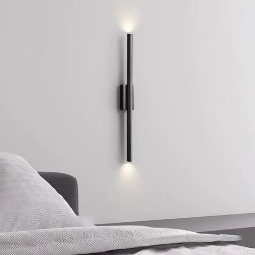 applique murale moderne en laiton noir et cuivre avec lumière naturelle - vue 5 sur 10