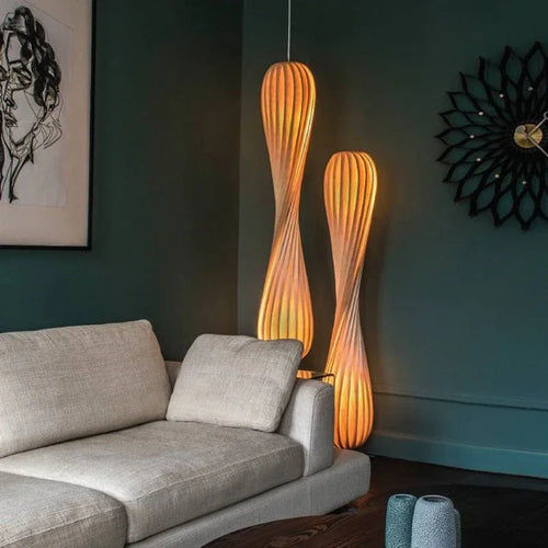 lampadaire moderne design luxe courbé pour éclairage élégant - vue 3 sur 8