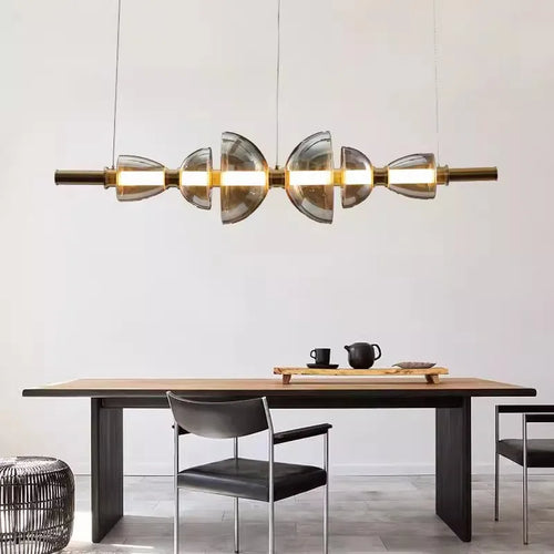 lustre moderne en verre design minimaliste pour restaurant et café - vue 3 sur 11
