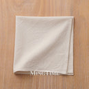 Serviette de table coton lavé style classique réutilisable
