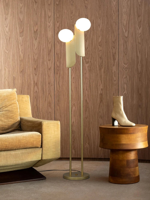 lampe boule de verre moderne double tête pour un éclairage élégant - vue 3 sur 7