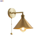 IWHD nordique moderne cuivre applique murale LED lampes applique décor à la maison éclairage intérieur chambre salle de bains salon escalier lumière Luminaria