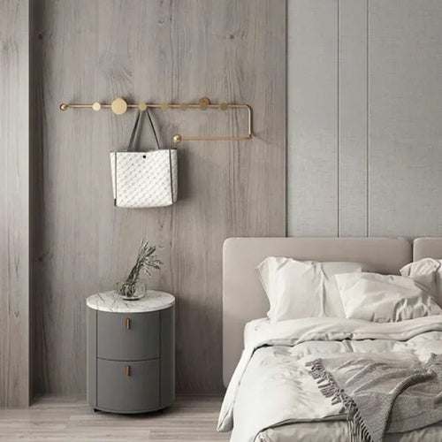 porte-vêtements et chapeaux de luxe nordique décoratif mural - vue 7 sur 18