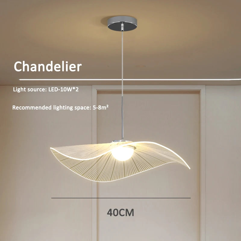 lustre nordique minimaliste acrylique moderne décoration intérieure créative