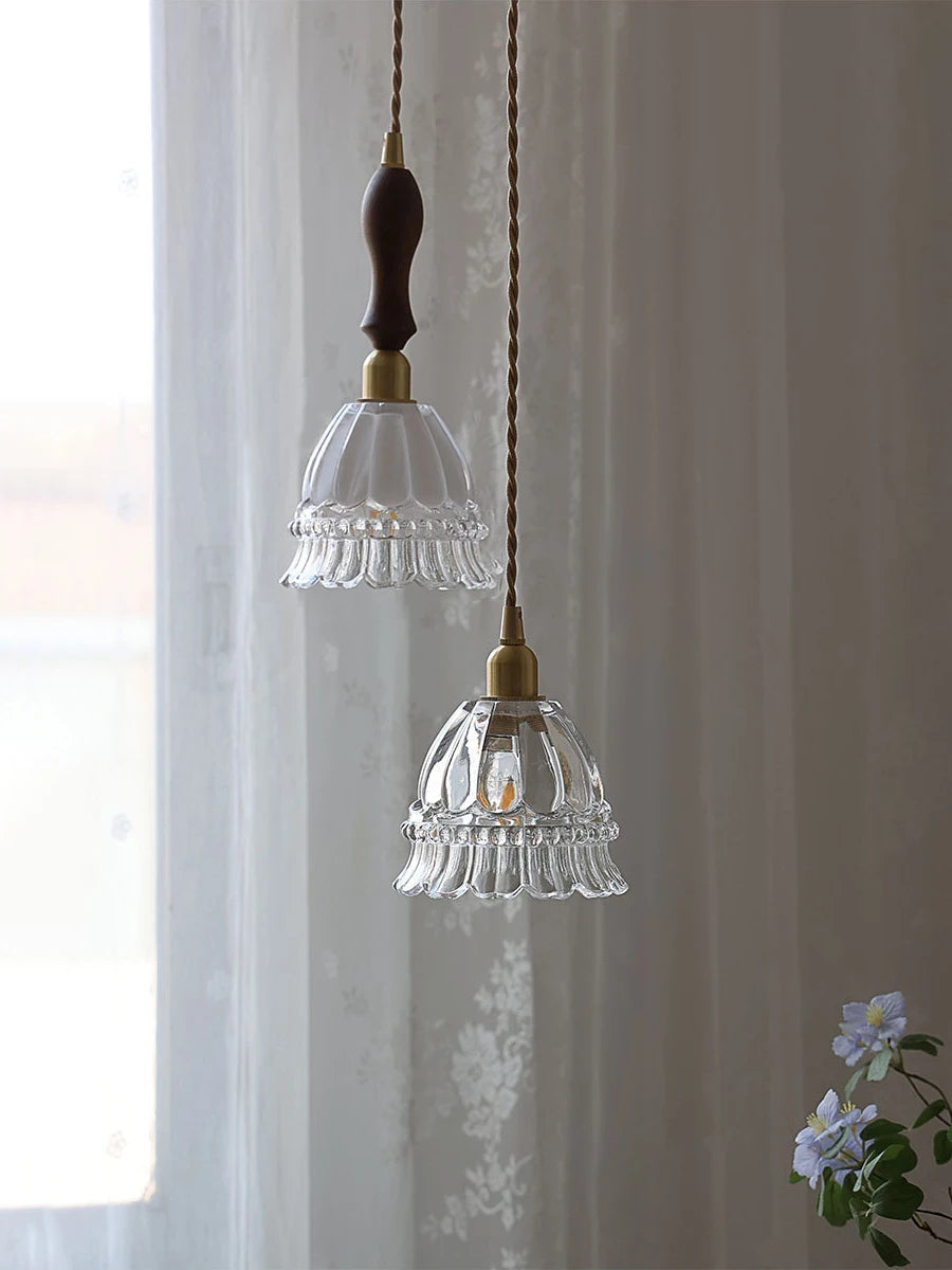 lustre moderne en verre pour éclairage intérieur vintage - vue 3 sur 12