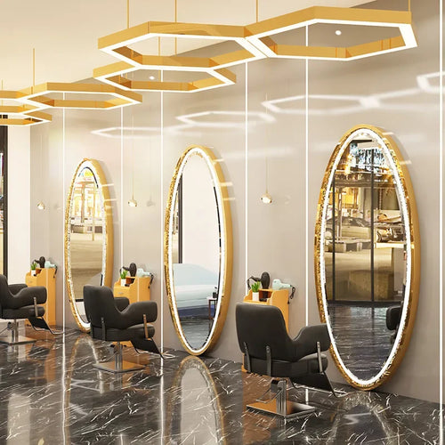 miroir lumineux moderne créatif en forme d'œuf - vue 6 sur 6