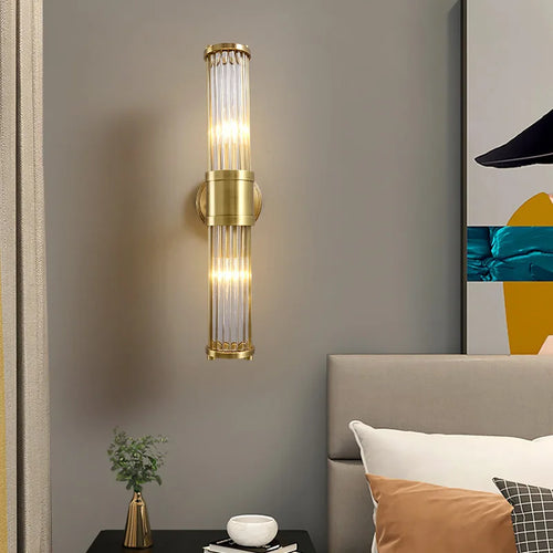 applique murale en cristal à rayures chromées et noires pour intérieur - vue 4 sur 11