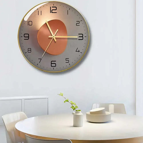 horloge murale en verre design moderne créatif pour décoration intérieure - vue 6 sur 18