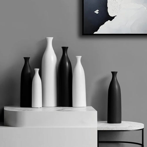 vase en céramique moderne pour décoration florale élégante - vue 3 sur 14