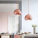 suspension modernes en verre pour décoration nordique