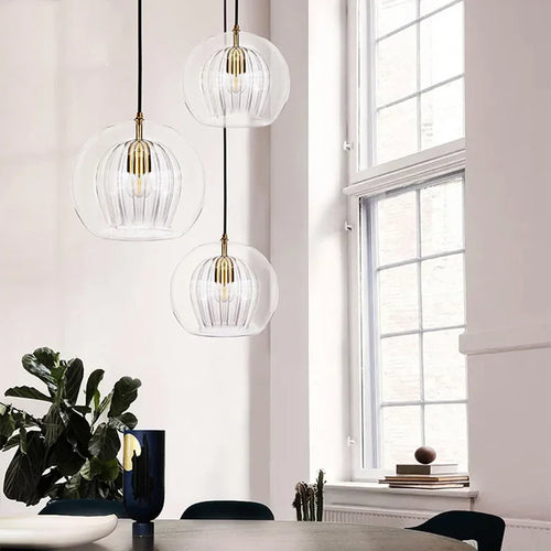 suspension en verre nordique moderne pour décoration intérieure - vue 5 sur 15