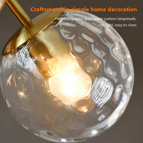 suspension moderne en verre pour décor intérieur élégant - vue 7 sur 14
