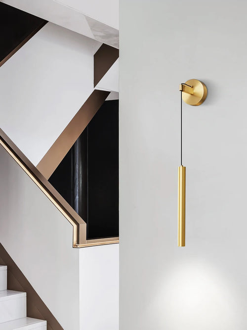 applique murale moderne en cuivre design minimaliste et créatif - vue 5 sur 8