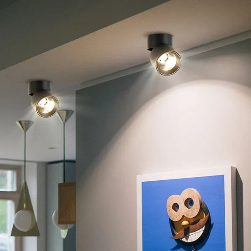 spot led extérieur à angle réglable sans perforation - vue 4 sur 14