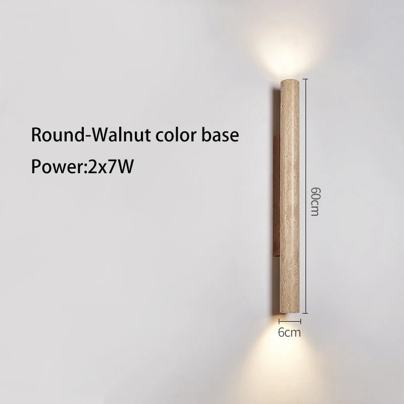 Applique murale longue Led en pierre - vue 8 sur 21