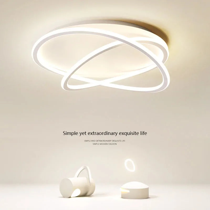 Plafonnier design moderne à leds pour intérieur de maison - vue 5 sur 8