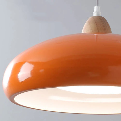 suspension nordiques led en bois massif pour restaurant - vue 7 sur 30