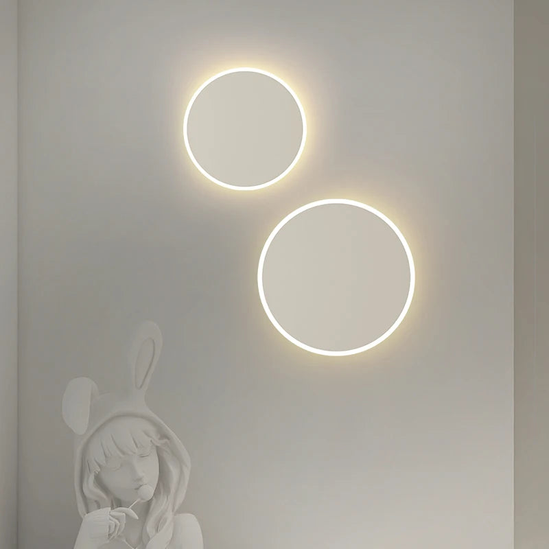 lampe led murale nordique créative simple moderne - vue 3 sur 16