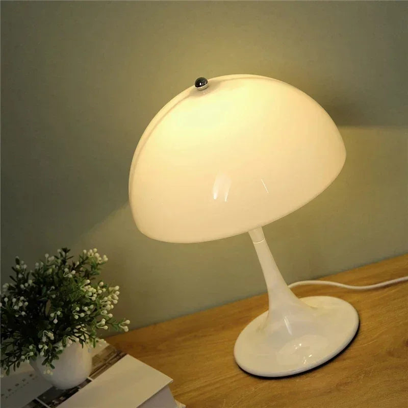 lampe table champignon moderne led chambre maison bureau lecture - vue 4 sur 9