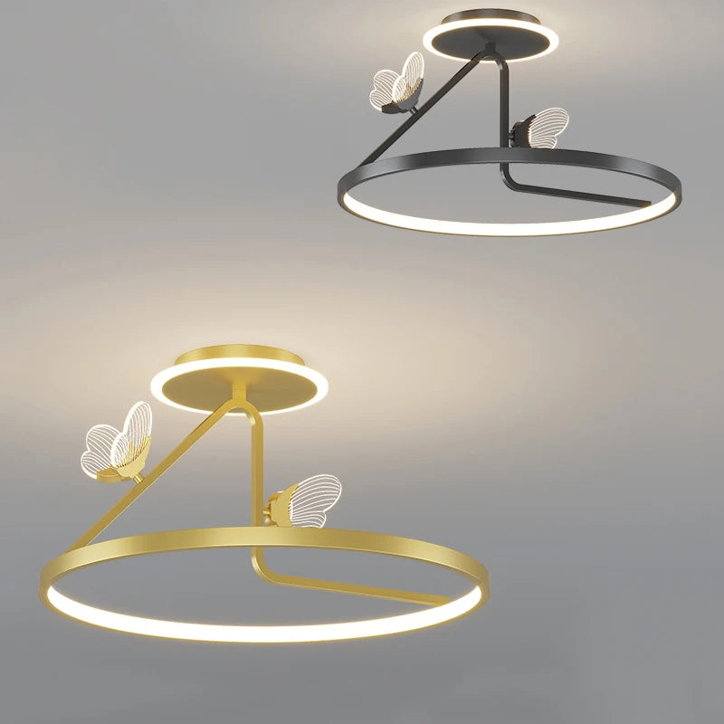 plafonnier led moderne design pour éclairage décoratif intérieur - vue 5 sur 10