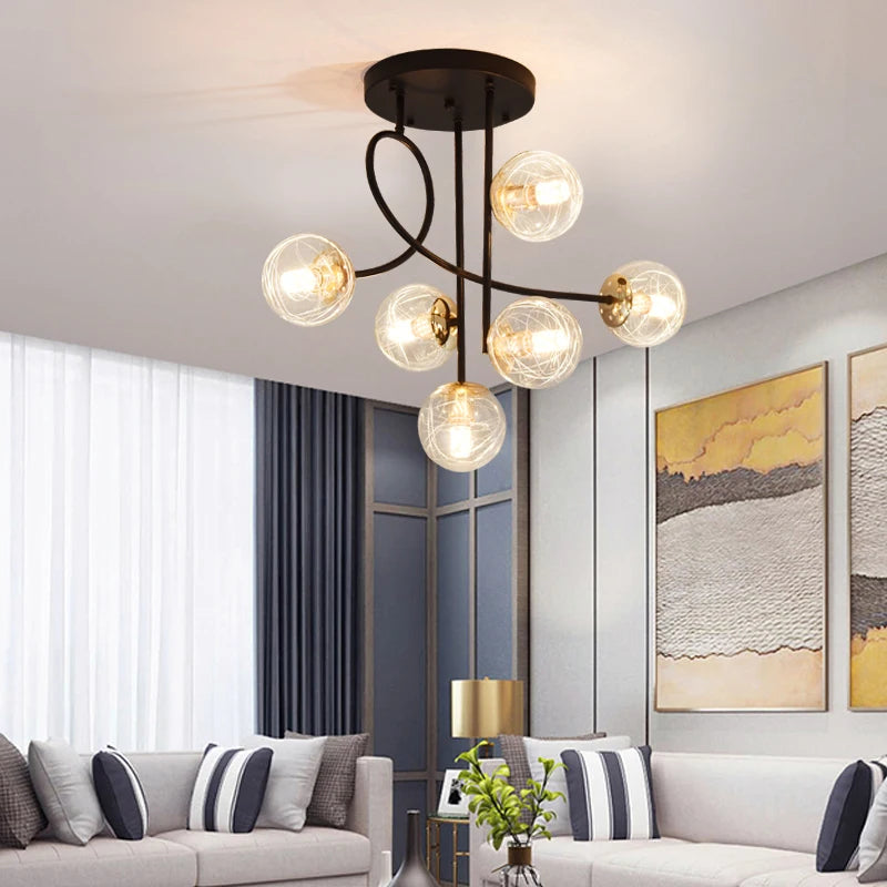 suspension luxe led pour décoration intérieure élégante - vue 4 sur 12
