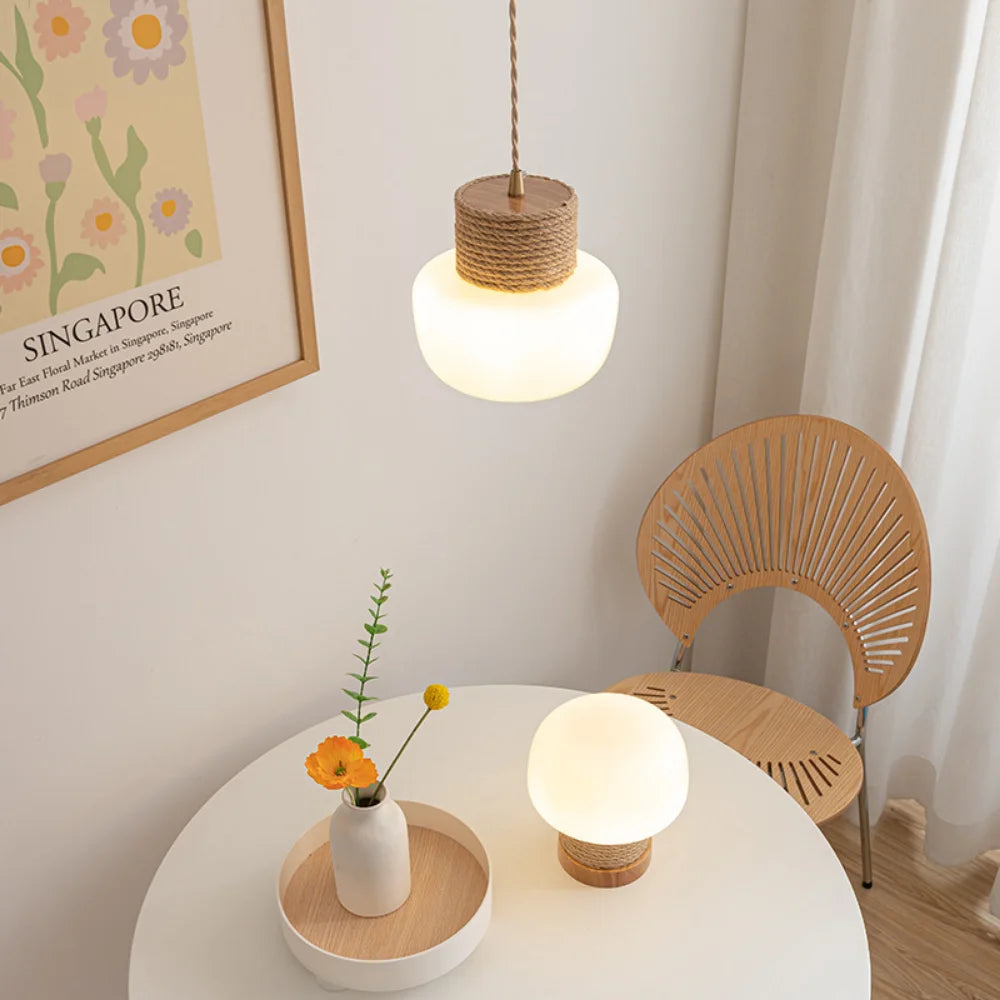 Nordique moderne suspension LED lumières pour salle à manger chambre lustre luminaires intérieur Restaurant Bar décor lampe suspendue - vue 6 sur 7