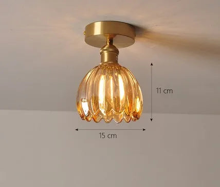 plafonnier moderne en verre pour intérieur et extérieur lumineux - vue 10 sur 30