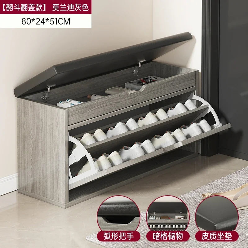 armoires à chaussures modernes de rangement vertical design japonais - vue 19 sur 21