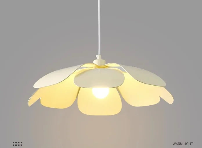 Suspension moderne en forme de fleur de crème pour décoration créative