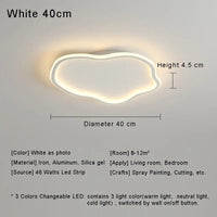 plafonnier led moderne pour éclairage intérieur décoratif