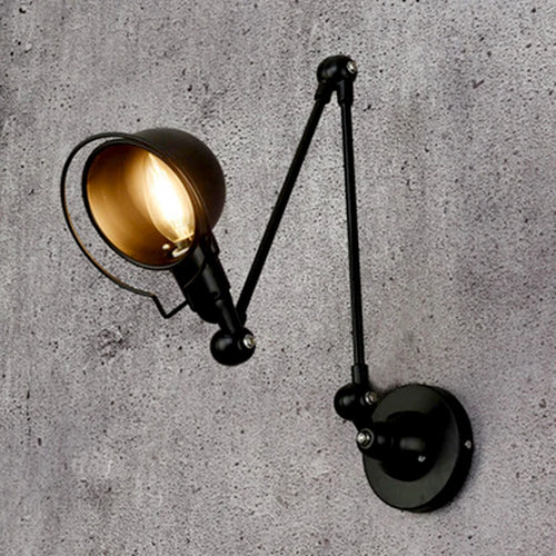 Nordique rétro réglable Joint Long bras applique créative intérieur chambre chevet бра décor à la maison fer applique murale moderne luminaria - vue 2 sur 8