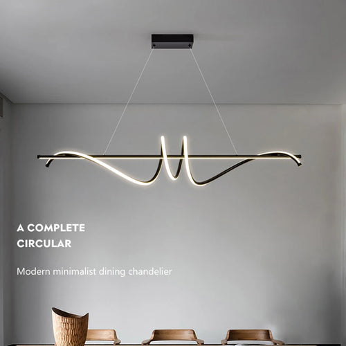 suspension moderne en led pour décoration intérieure élégante - vue 3 sur 8