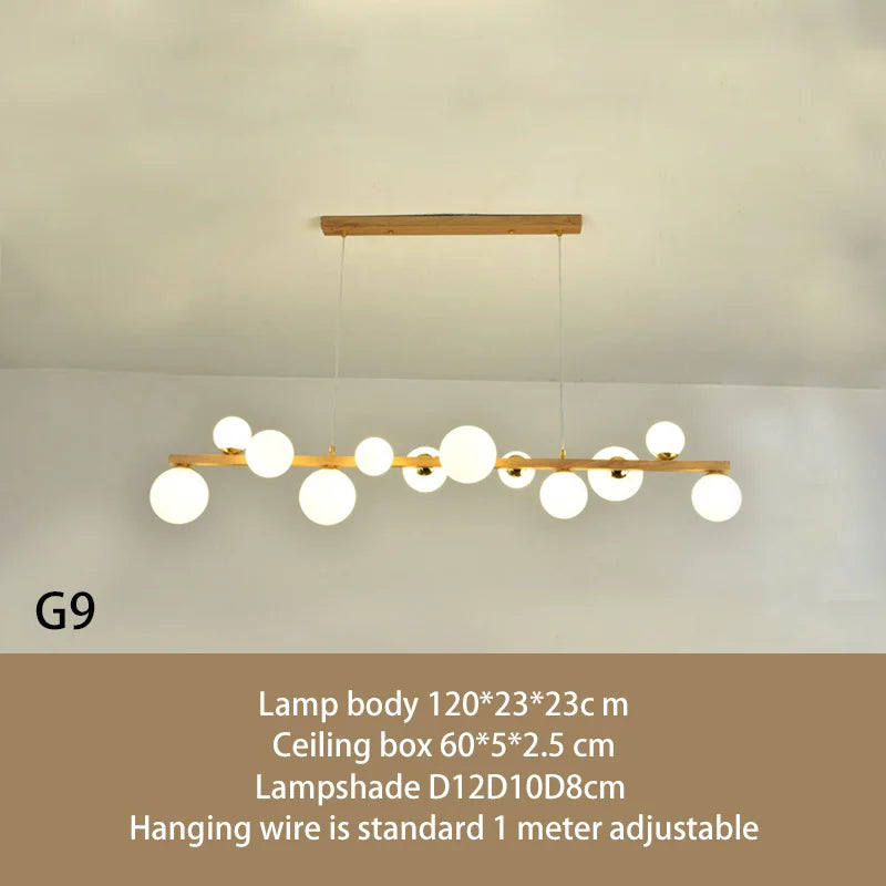 lustre abat-jour en verre suspension décor maison luminaire