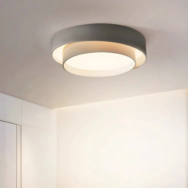 plafonnier moderne rond pour un éclairage créatif et nordique - vue 3 sur 8