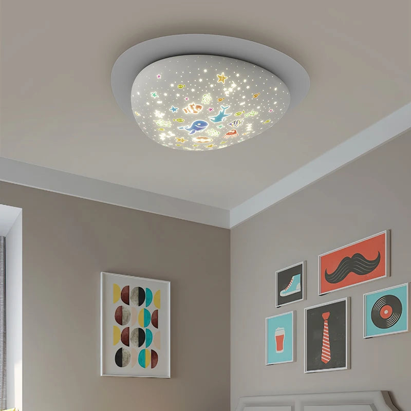 plafonnier led moderne avec intensité variable pour décoration intérieure - vue 5 sur 8