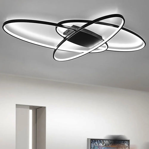 lustre led créatif luminaire de suspension plafonnier - vue 3 sur 6
