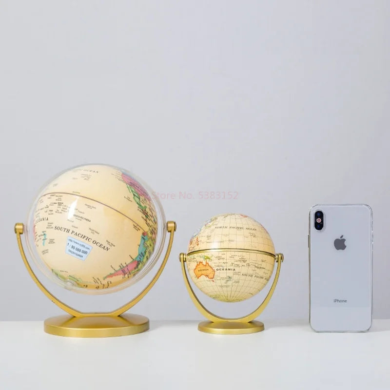 artisanat moderne globe décoratif pour bureau et salon - vue 6 sur 16