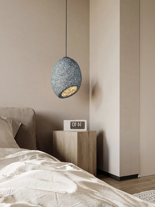 lustre led style wabi sabi nordique pour café et restaurant - vue 3 sur 10