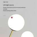 Boule de verre nordique LED plafonnier lampes pour allée couloir balcon couloir chambre horloge décoration de la maison éclairage intérieur