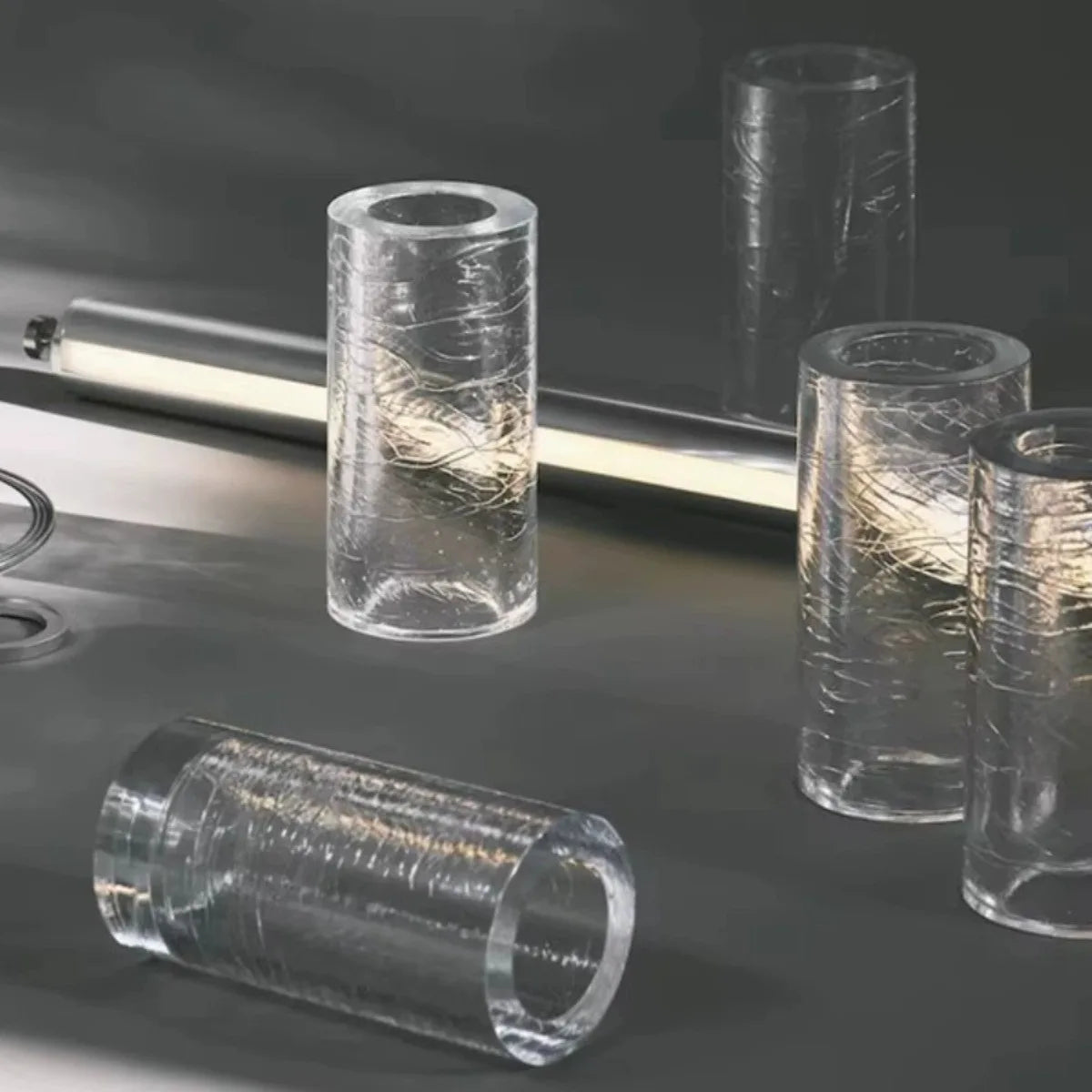 suspension en verre à led pour décoration intérieure moderne - vue 7 sur 7