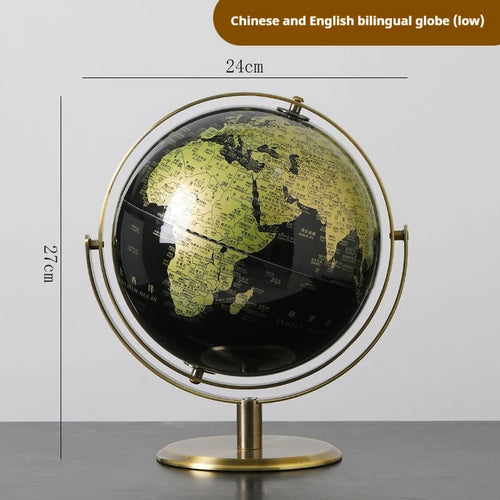globe terrestre rotatif éducatif pour enfants en métal - vue 10 sur 14