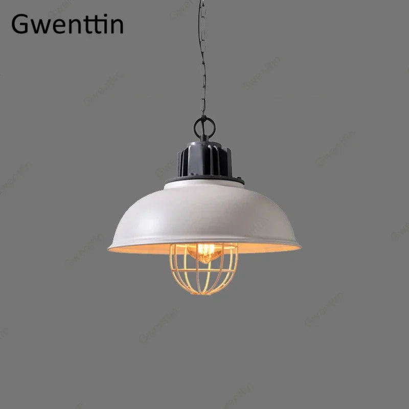 lustre rétro en fer pour décoration intérieure et éclairage