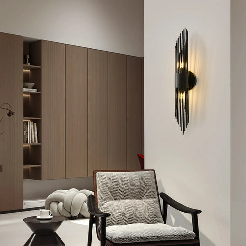 applique murale rétro en cuivre pour décoration intérieure élégante - vue 3 sur 8