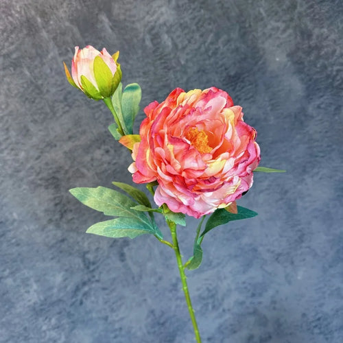 fleurs en soie pivoine rétro pour décoration mariage fête accessoires - vue 16 sur 15