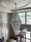 lustre moderne personnalisé en cristal pour éclairage élégant