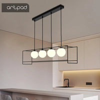 suspension moderne avec câble réglable et ampoule LED